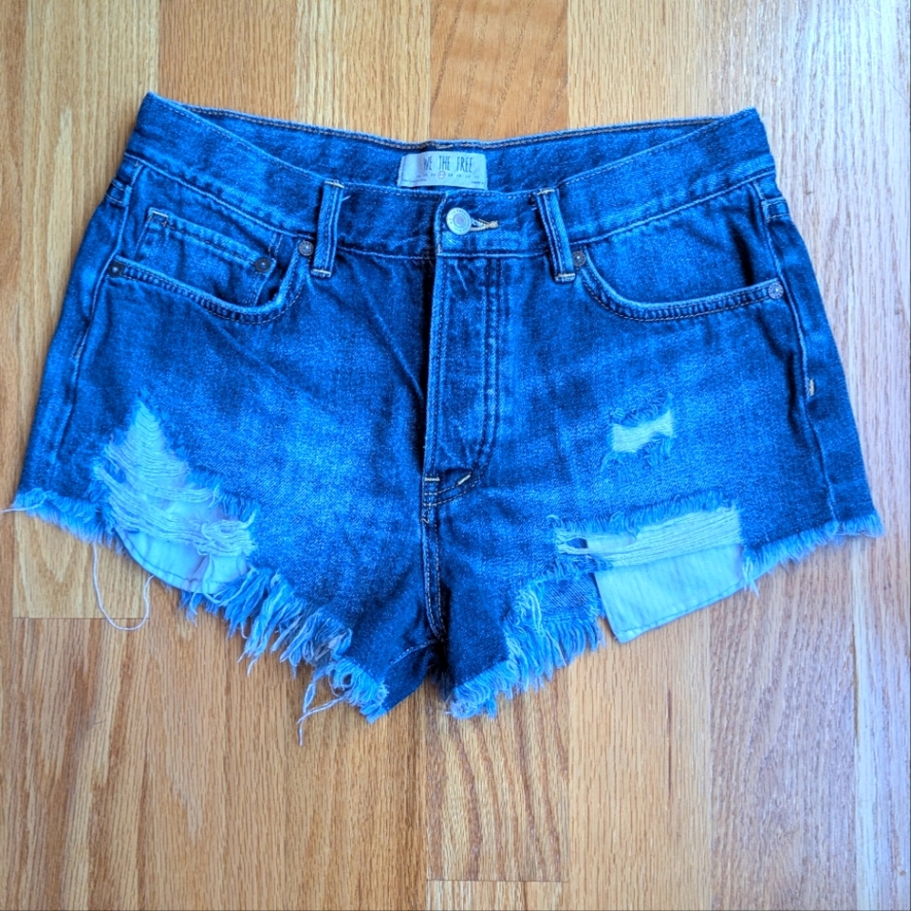 We the Free Denim Cut-off Shorts Sz 27